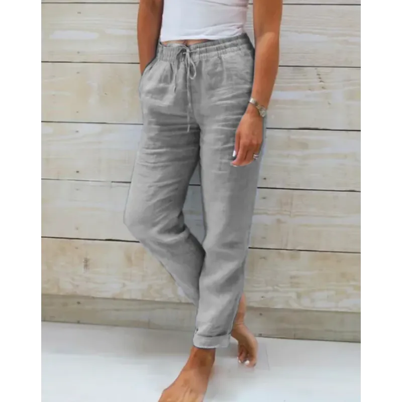 Stacy - stylische leinenhose für damen