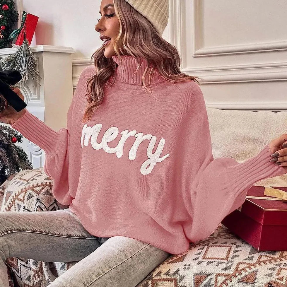 Emerie - warmer festlicher rollkragenpullover für damen