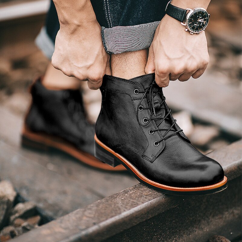 David - bequeme leder herrenschuhe