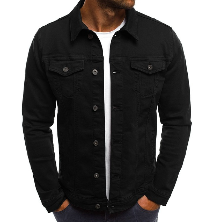 Michael - exklusive und einzigartige jeansjacke für den frühling