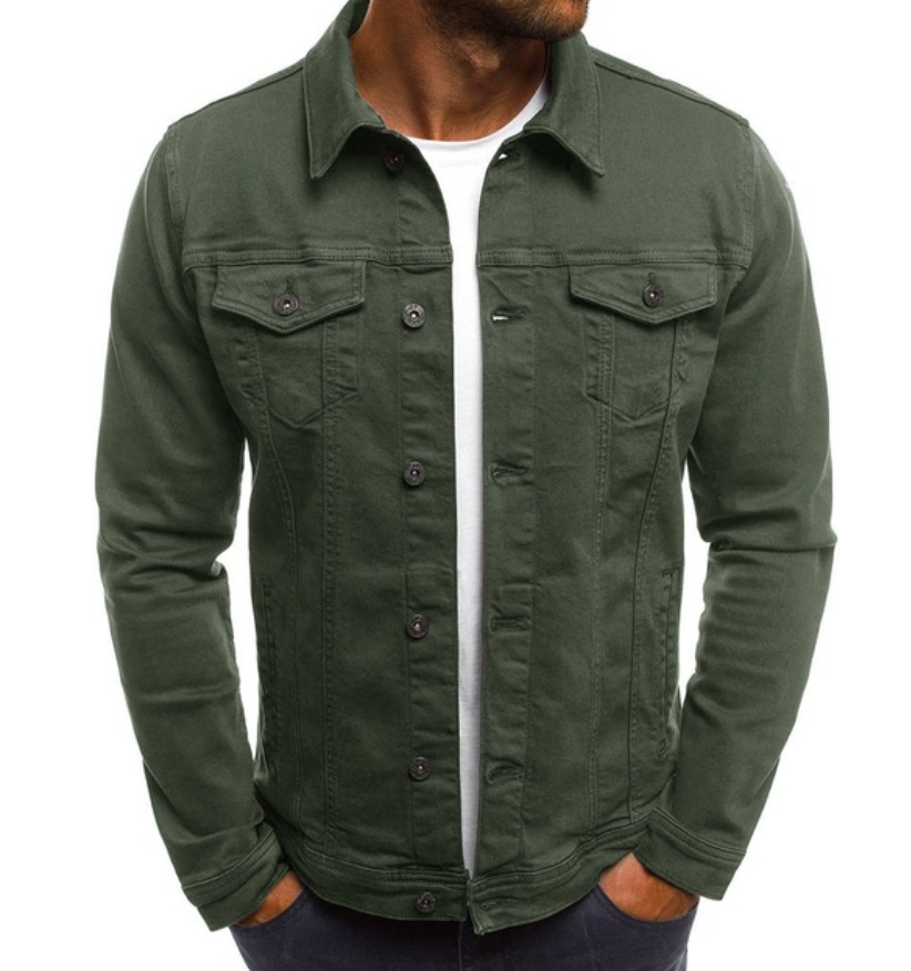 Michael - exklusive und einzigartige jeansjacke für den frühling