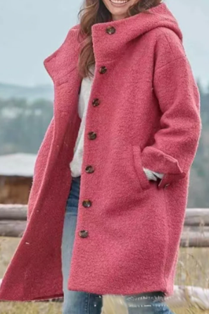 Rot Damen Mantel Elegant