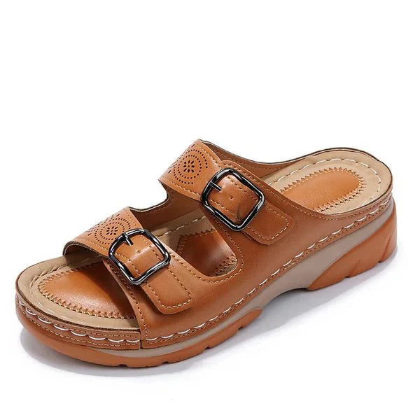 Orthopädische ledersandalen | Glayza