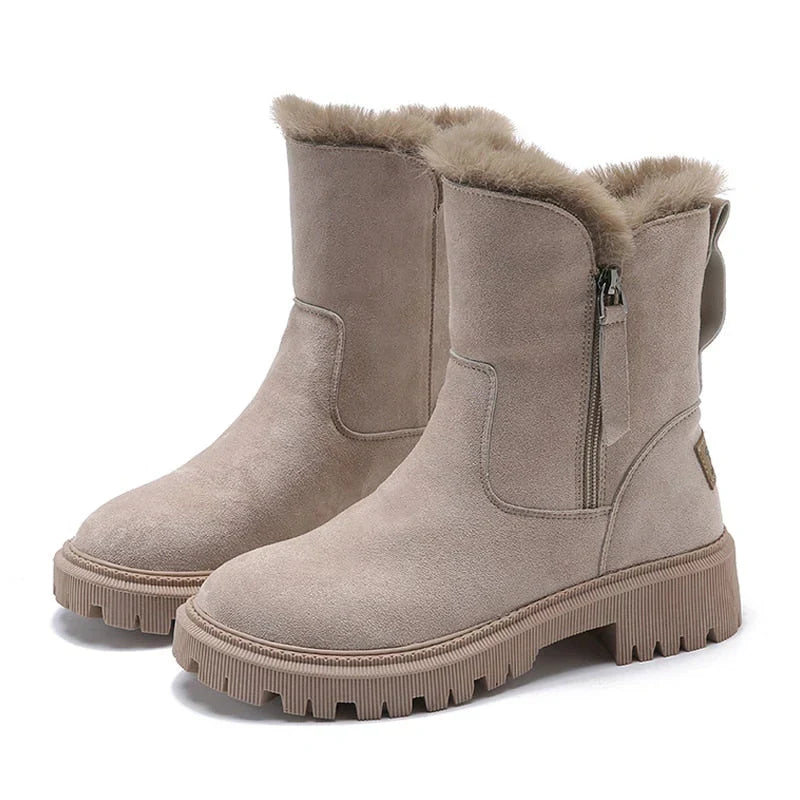 Tanja - knöchelhohe schneestiefel für damen