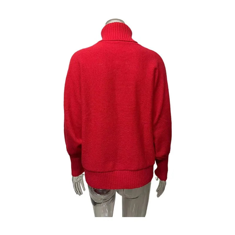 Emerie - warmer festlicher rollkragenpullover für damen