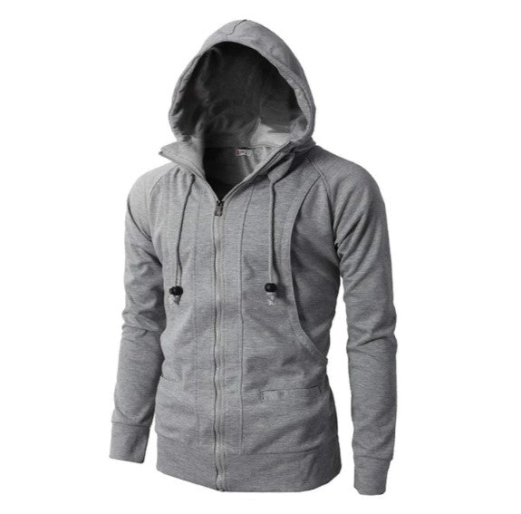 Lewa - herren-hoodie mit reibverschluss