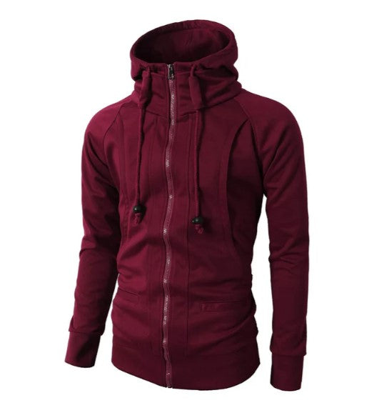 Lewa - herren-hoodie mit reibverschluss