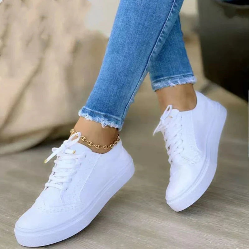 Ava - orthopädischer eleganter schwarzer sneaker