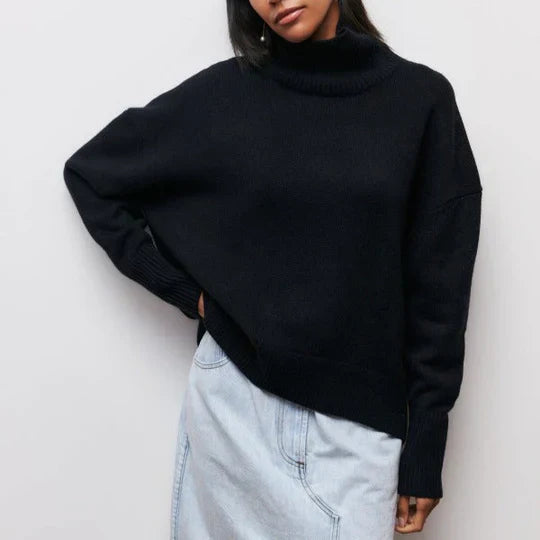 Katrielle - damen rollkragen pullover winter