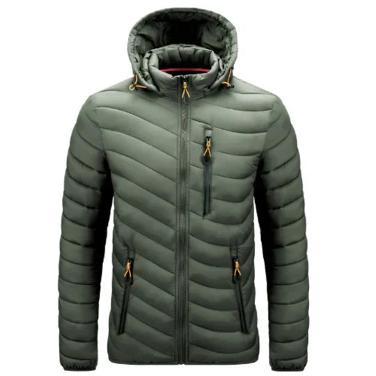 Demarcus - modische warme steppjacke für herren