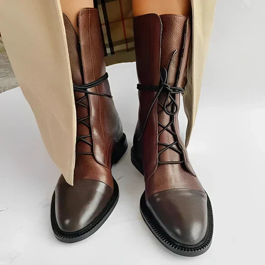 Romy - klassische damenstiefel aus leder