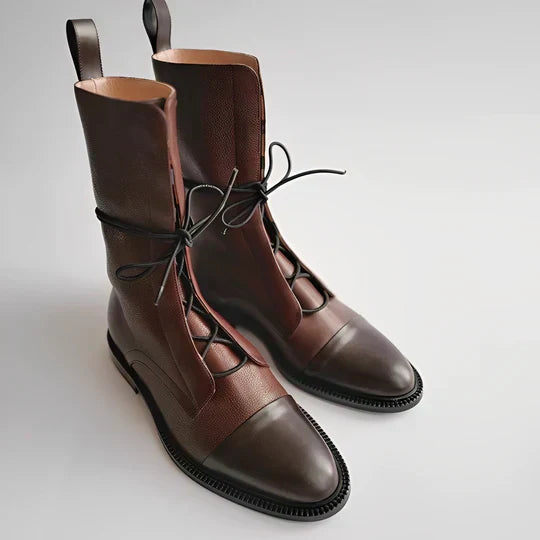 Romy - klassische damenstiefel aus leder