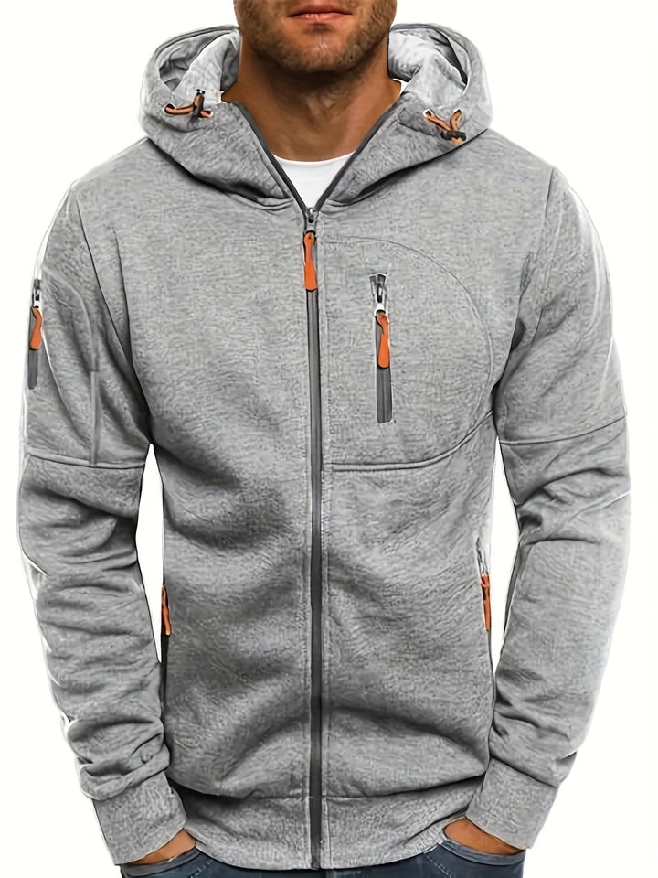 Activezip - sportlicher kapuzenpullover mit reißverschluss