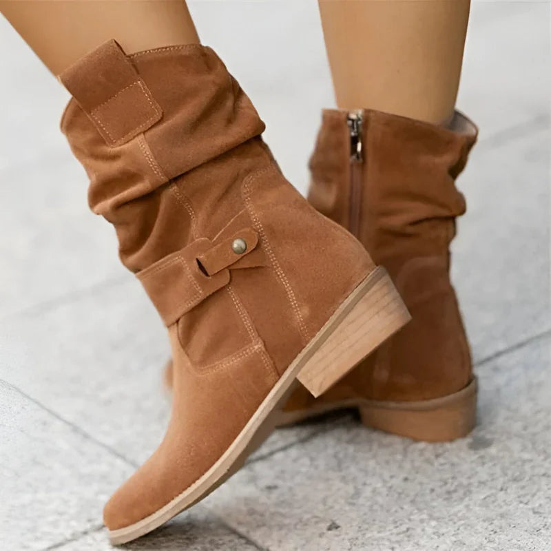 Amy - stiefel aus samt