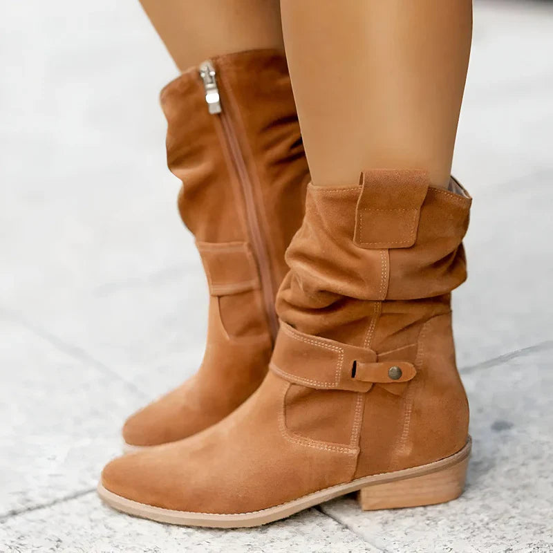 Amy - stiefel aus samt