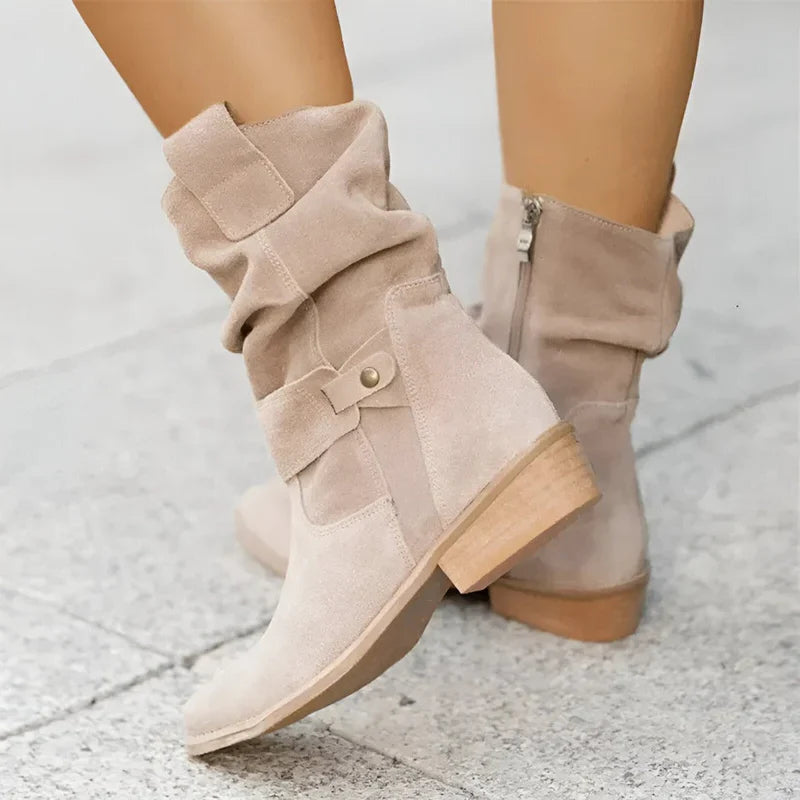 Amy - stiefel aus samt
