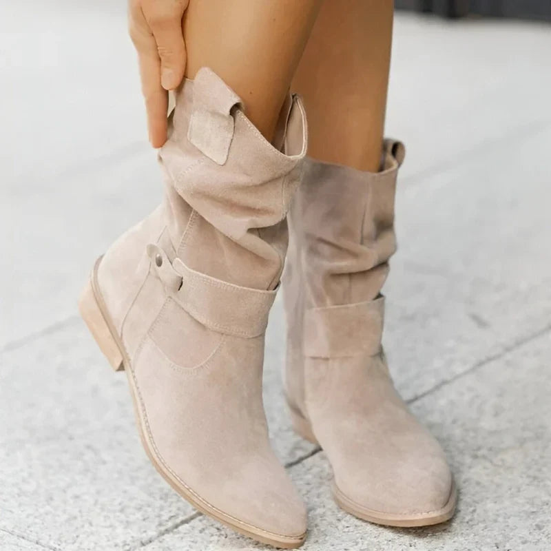Amy - stiefel aus samt
