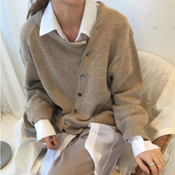 Buttonelegance - jacke mit Knopfverschluss für zeitlose eleganz