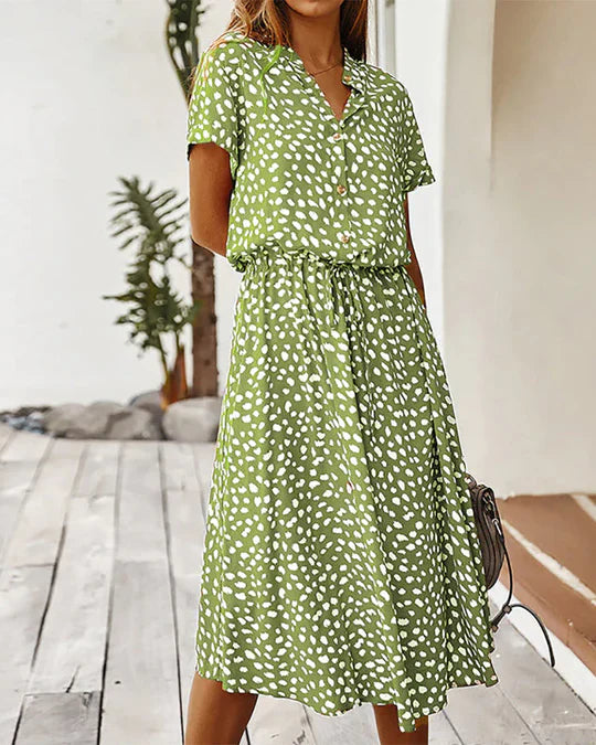 Clara - midi-tupfenkleid