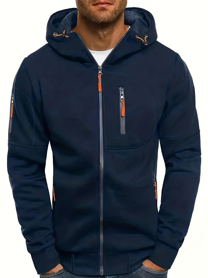 Activezip - sportlicher kapuzenpullover mit reißverschluss