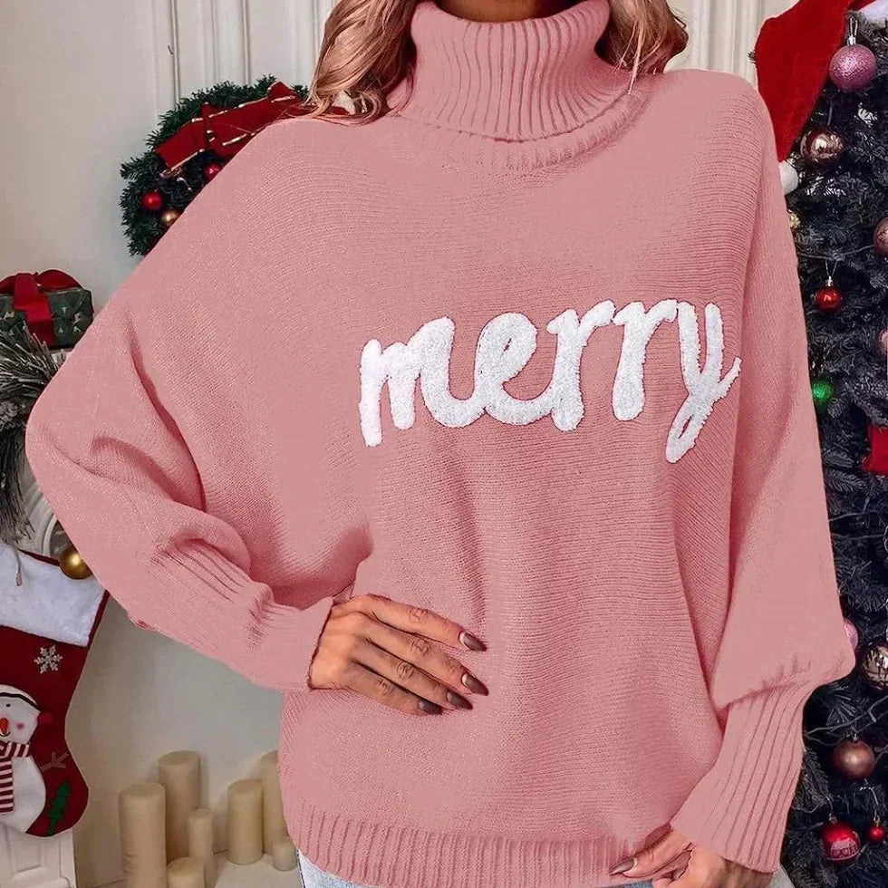 Emerie - warmer festlicher rollkragenpullover für damen