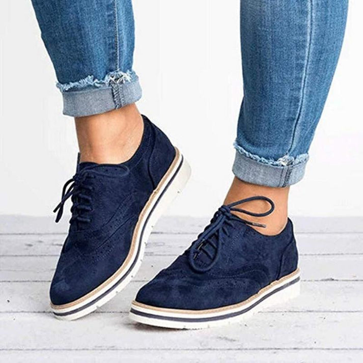 Jenni – stylische lederschuhe mit schnürsenkeln
