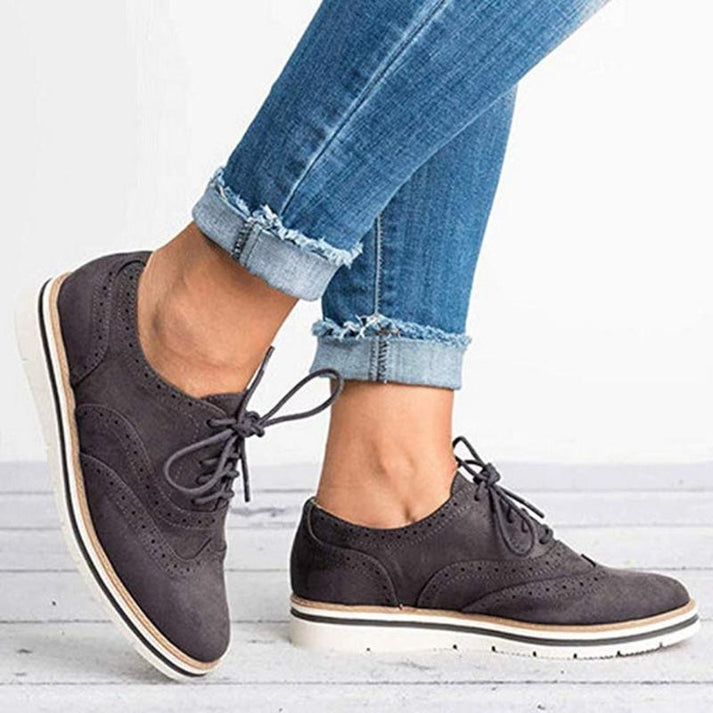 Jenni – stylische lederschuhe mit schnürsenkeln