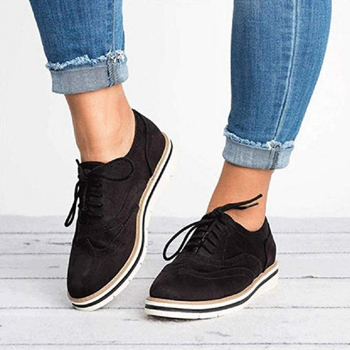 Jenni – stylische lederschuhe mit schnürsenkeln
