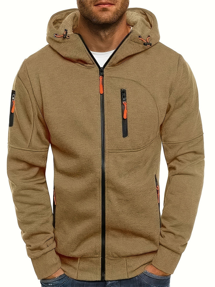 Activezip - sportlicher kapuzenpullover mit reißverschluss