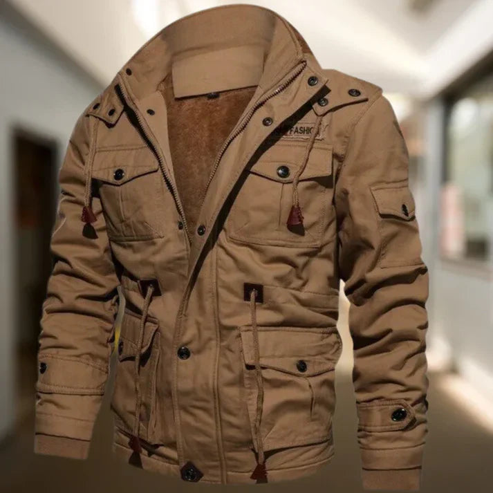 Exklusive bomberjacke mit weichem innenfutter für herren - perfekt für den alltag