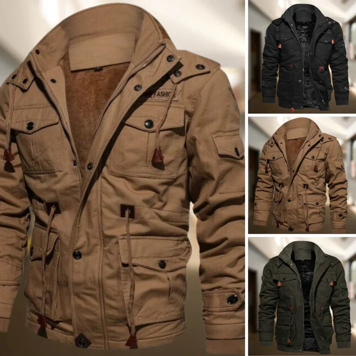 Exklusive bomberjacke mit weichem innenfutter für herren - perfekt für den alltag