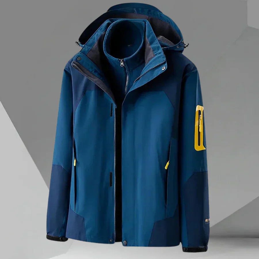 Eirik - praktische herren-windjacke mit kapuze