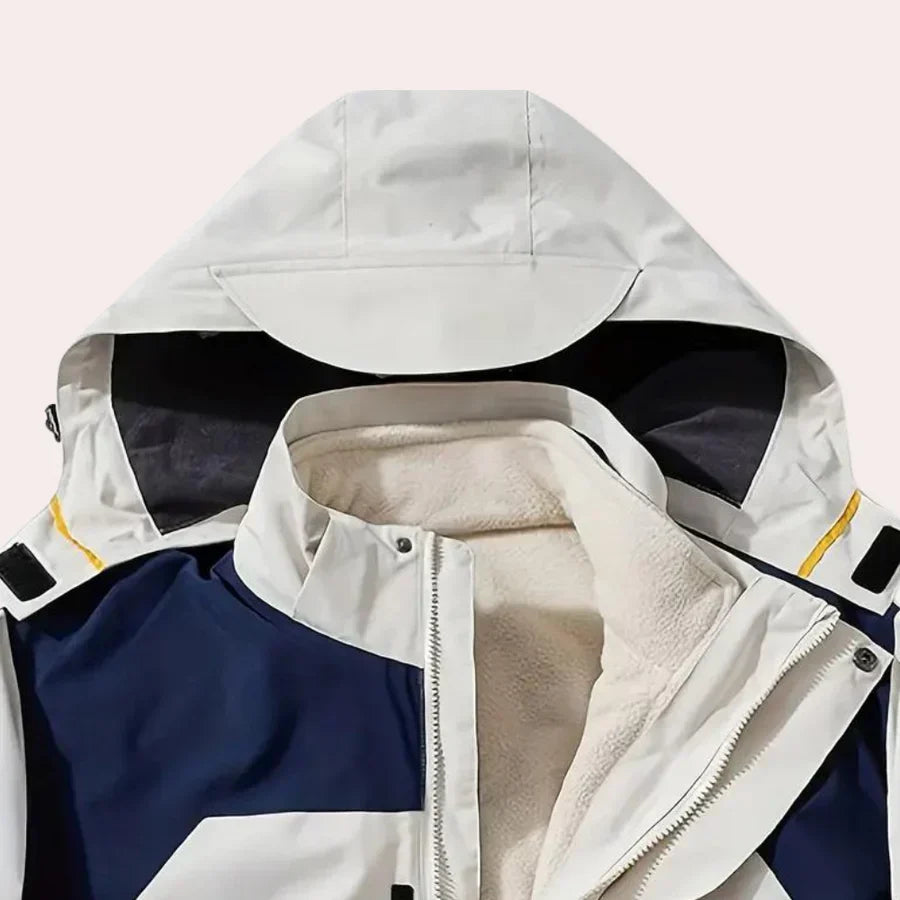 Eirik - praktische herren-windjacke mit kapuze