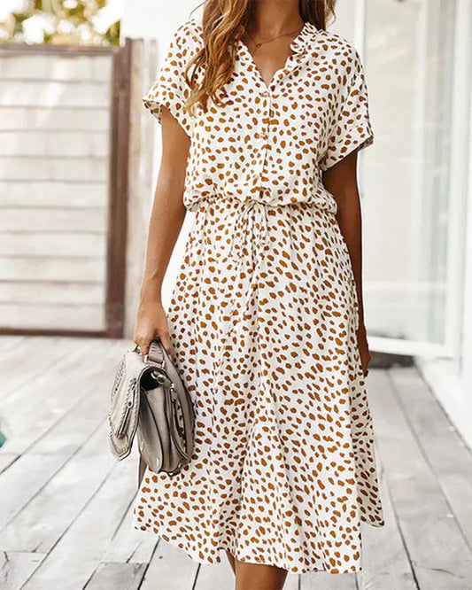 Clara - midi-tupfenkleid