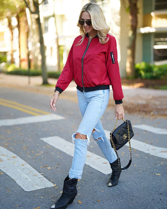 Stylische streetwear-bomberjacke - Henia