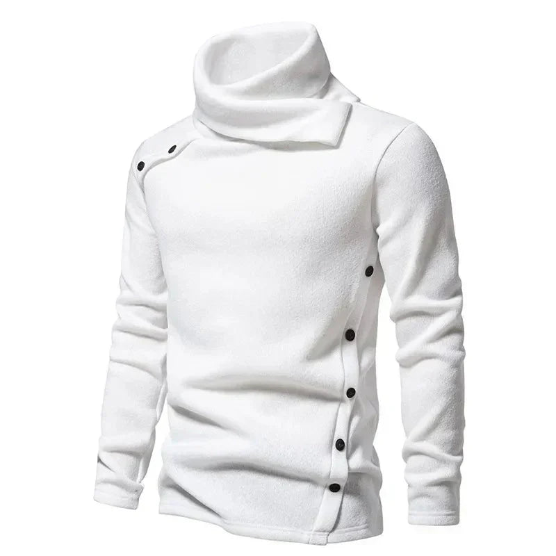 Koda - warmer pullover mit hohem kragen