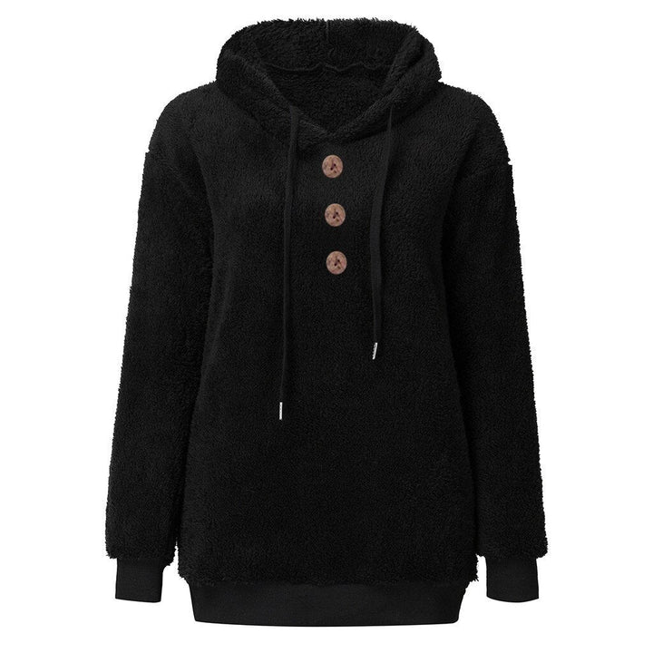 Susi - flauschiges damen-fleece sweatshirt mit kapuze