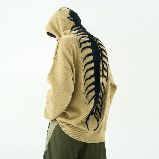 Krabi - gestrickter hundertfüßer-hoodie