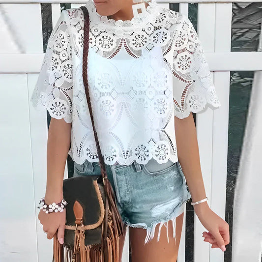 Laysha | sommerliches damen-top für entspannte eleganz
