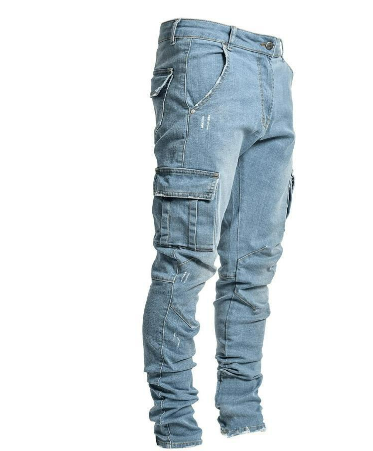 Julio - herren stylische cargo hose - schmale passform