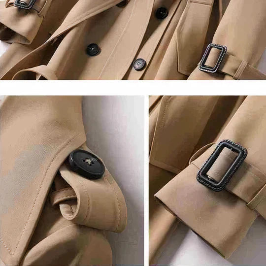 Clotilde - damen trench mantel warme