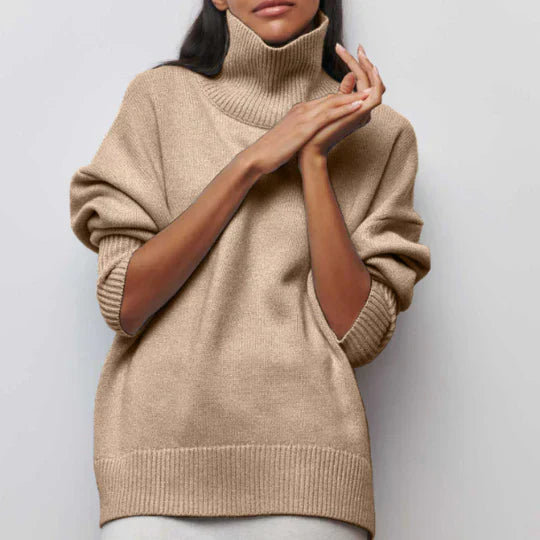 Katrielle - damen rollkragen pullover winter