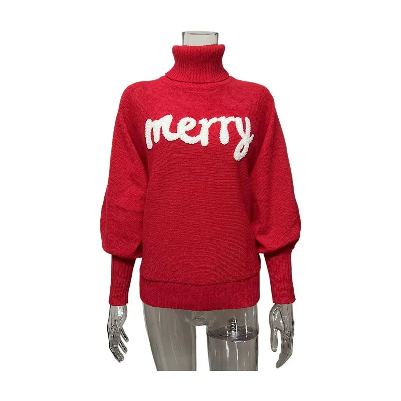 Emerie - warmer festlicher rollkragenpullover für damen