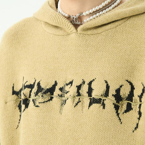 Krabi - gestrickter hundertfüßer-hoodie