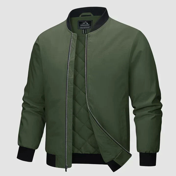 Frostguard - warme, wattierte winterjacke für herren