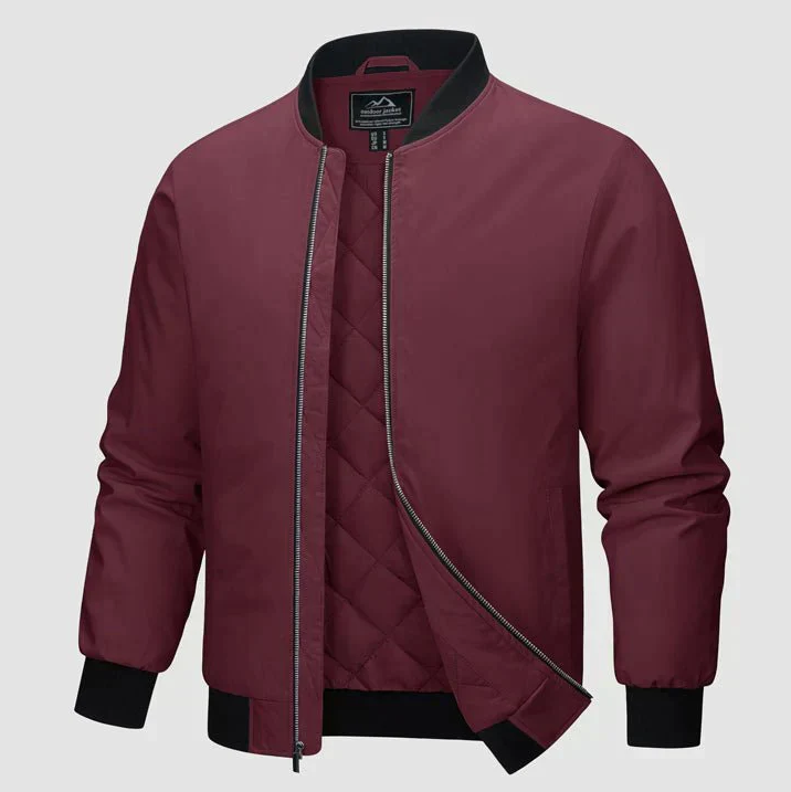 Frostguard - warme, wattierte winterjacke für herren
