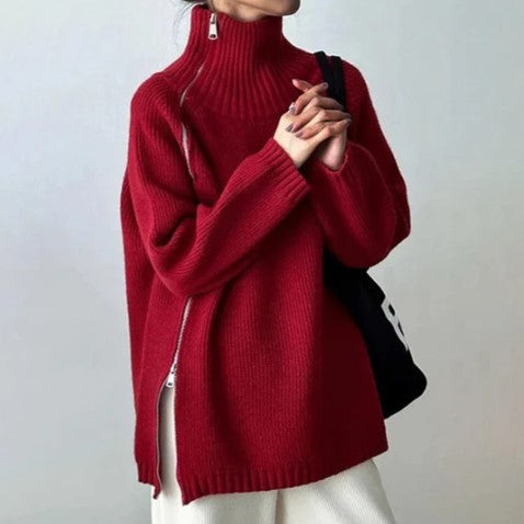 Pixie - hochgeschlossener pullover