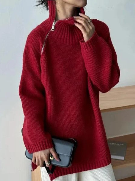 Pixie - hochgeschlossener pullover