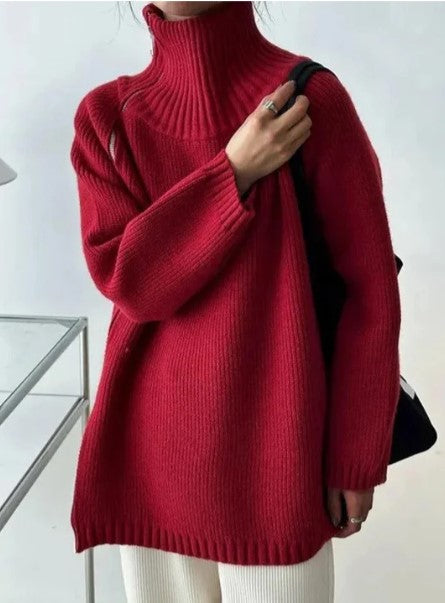 Pixie - hochgeschlossener pullover
