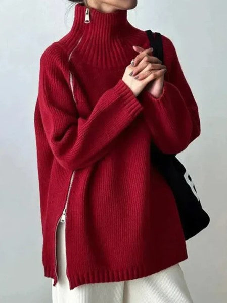 Pixie - hochgeschlossener pullover